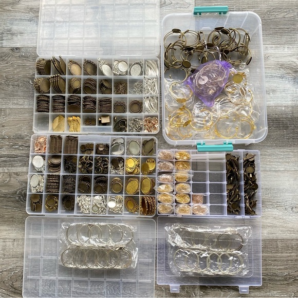 Other - Large Destash of Metal Jewelry Findings for Jewelry making or Polymar Clay